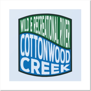 Cottonwood Creek (California) Wild and Recreational River wave Posters and Art